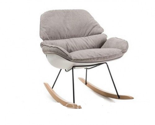 Крісло-гойдалка Alzano Бежевий / Білий Signal